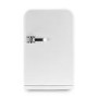 GRADE A3 - electriQ 15L Hot and Cold Portable Mini Fridge with 12V and UK Mains Plug - White