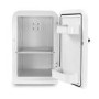GRADE A3 - electriQ 15L Hot and Cold Portable Mini Fridge with 12V and UK Mains Plug - White