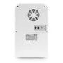 GRADE A3 - electriQ 15L Hot and Cold Portable Mini Fridge with 12V and UK Mains Plug - White