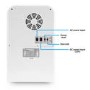 GRADE A3 - electriQ 15L Hot and Cold Portable Mini Fridge with 12V and UK Mains Plug - White