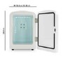 electriQ 4L Hot and Cold Portable Mini Fridge with 12V Car Adapter - White 