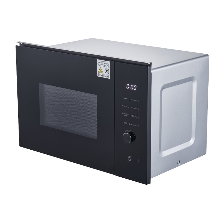 electriQ 25L 900W Built-In Microwave Oven - Black