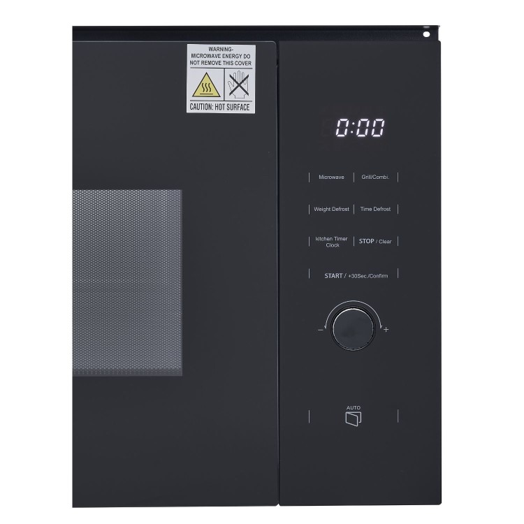 electriQ 25L 900W Built-In Microwave Oven - Black
