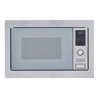 electriQ 25L 900W Built-In Microwave Oven with Mirror Door - Stainless Steel