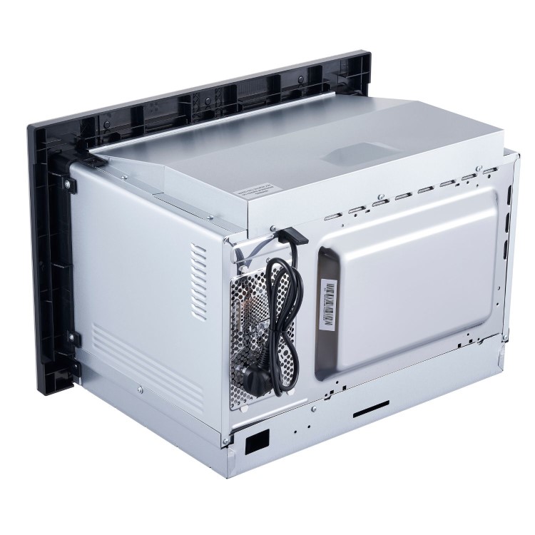 electriQ 25L 900W Built-In Microwave Oven with Mirror Door - Stainless Steel