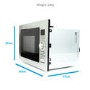 electriQ Built-In Combination Microwave - Stainless Steel
