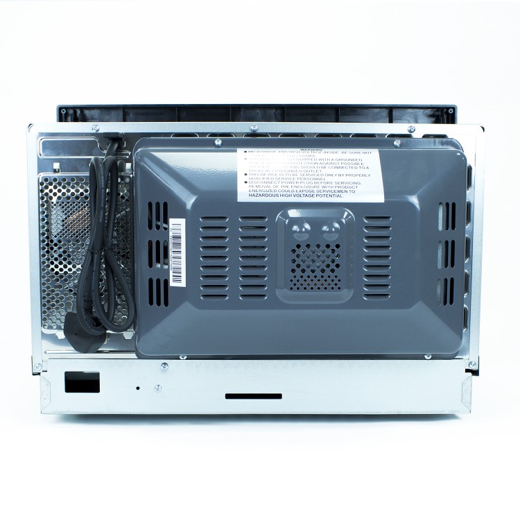 GRADE A1 - ElectrIQ 25L Frameless Built-in digital Combination Microwave in Stainless Steel