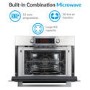 ElectriQ 44 litre Built-In Combination Microwave Oven in Stainless Steel