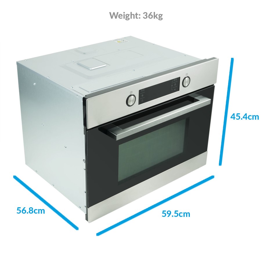 electriQ 44 litre BuiltIn Combination Microwave Oven in Stainless