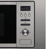 GRADE A1 - ElectrIQ 20L built-in digital Microwave with Grill in Stainless Steel