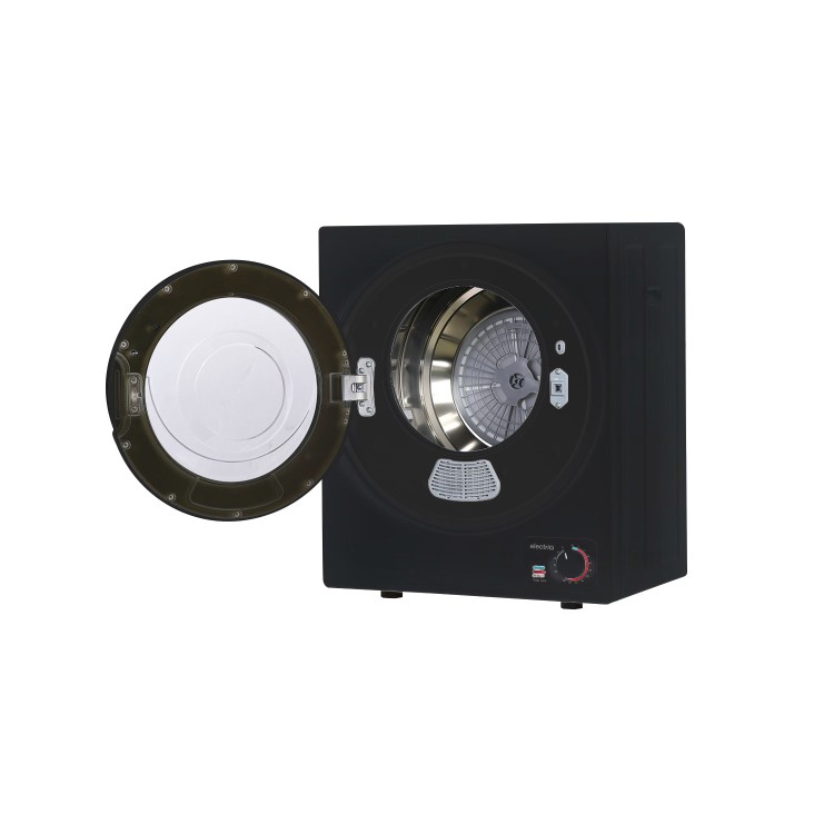 Refurbished electriQ EIQMTD2B Freestanding Vented 2.5KG Tumble Dryer Black