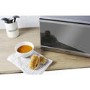 GRADE A2 - electriQ 40L 1000W Freestanding Digital Combination Microwave in Stainless Steel