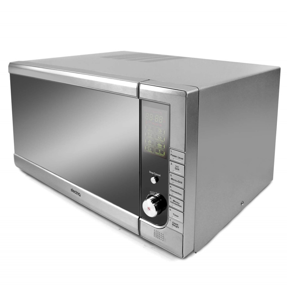 GRADE A2 ElectrIQ 40L Freestanding Digital 1000w Combi Microwave Oven