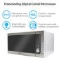 electriQ Digital 40L 1000W Freestanding Combination Microwave in Stainless Steel