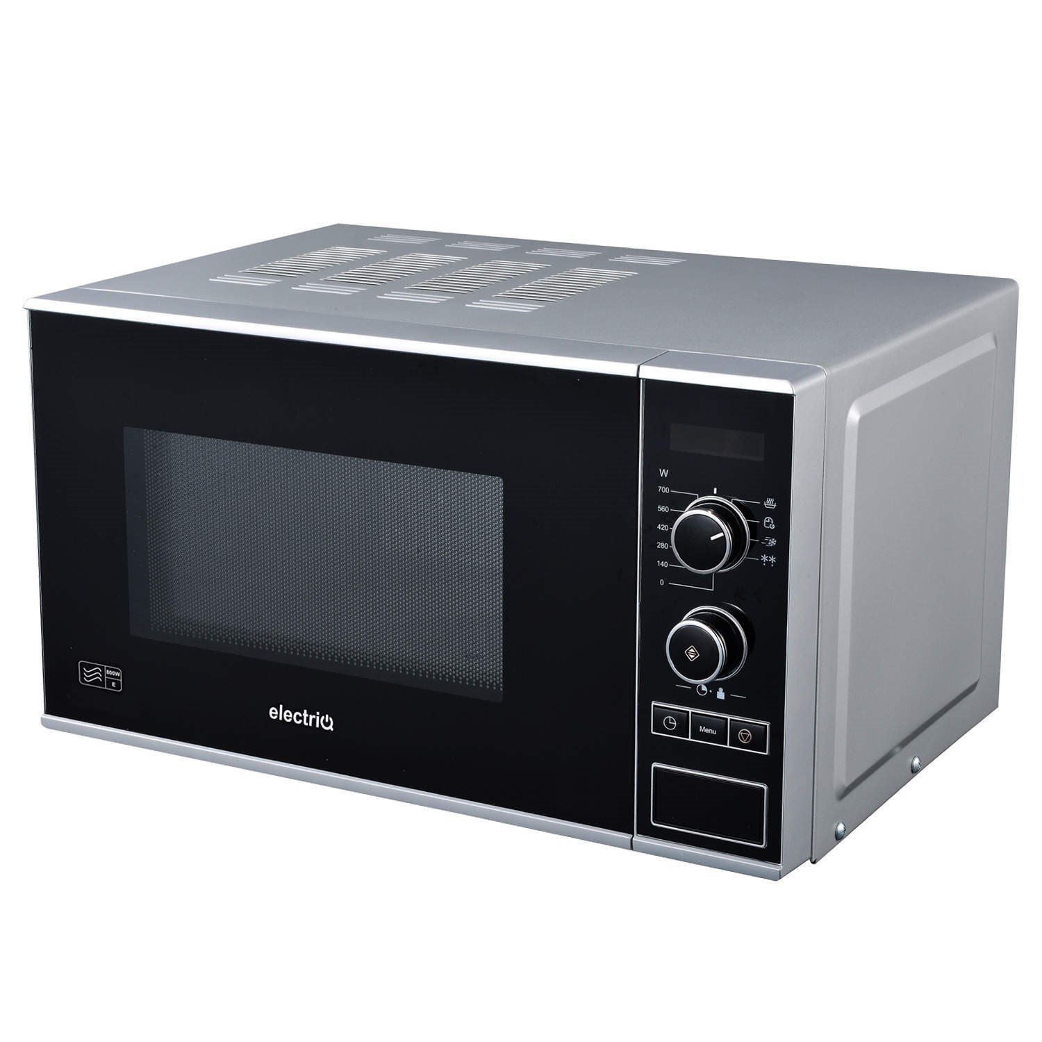 electriQ 20L Freestanding Digital 800w Microwave Oven Black EIQMW8BEP Appliances Direct