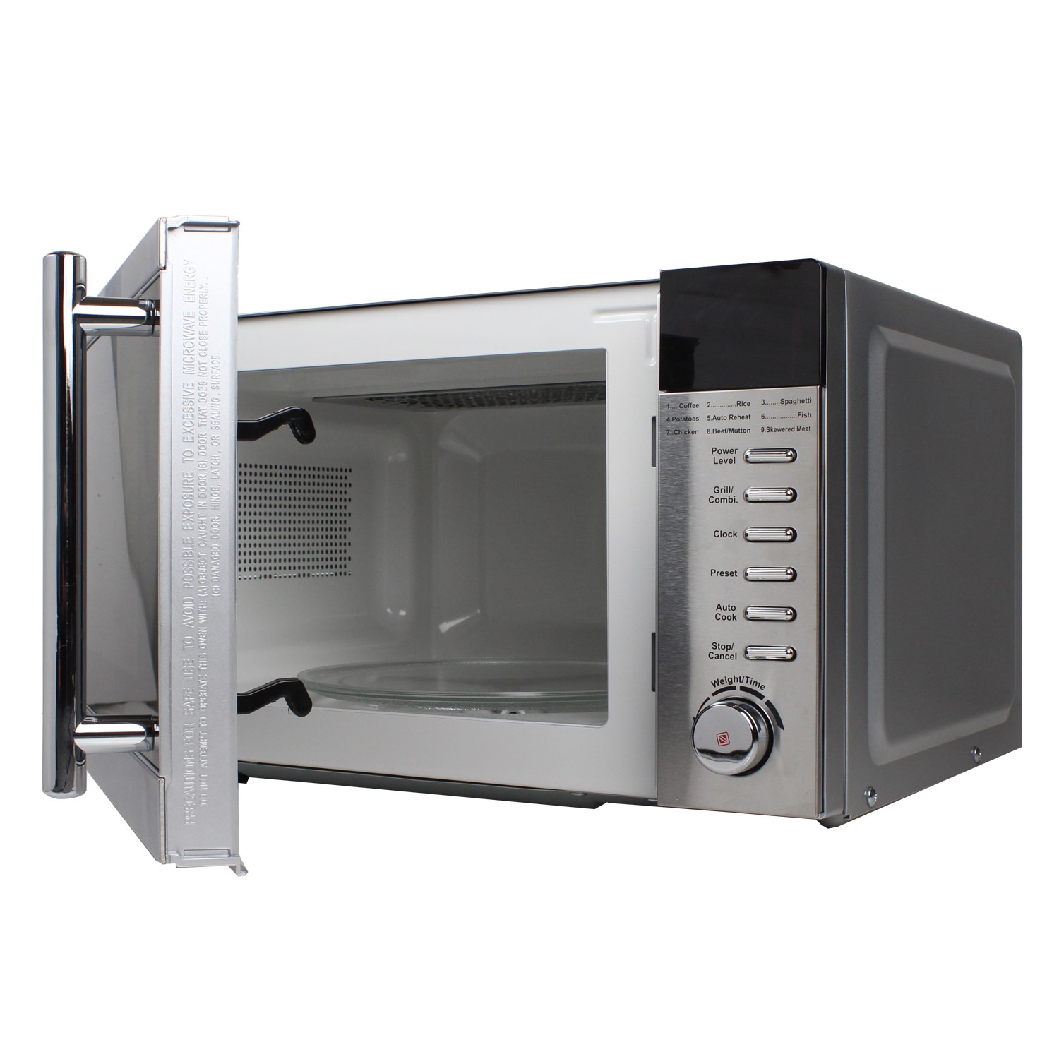 electriQ EIQMW8SSEL 20L 800W Freestanding Microwave with Grill and