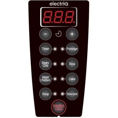 GRADE A1 - electriQ 6 litre 7-in-1 Electric Multifunction Pressure Cooker