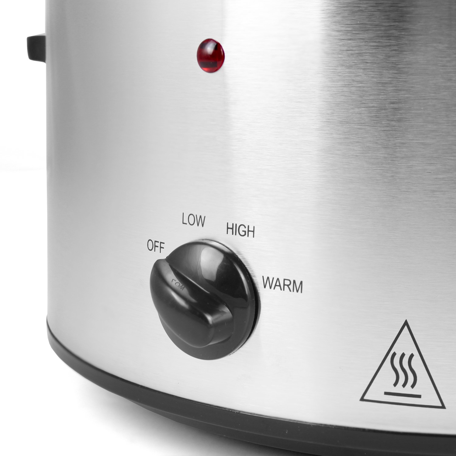 GRADE A1 electriQ 3.5L Stainless Steel Slow Cooker For 1 to 3