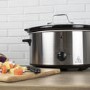 electriQ 3.5L Stainless Steel Slow Cooker - For 1 to 3 people