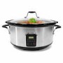 GRADE A1 - ElectriQ 6.2L Slow Cooker in Stainless Steel with Digital LED Display and Cool Touch Handles 