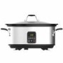 GRADE A1 - ElectriQ 6.2L Slow Cooker in Stainless Steel with Digital LED Display and Cool Touch Handles 