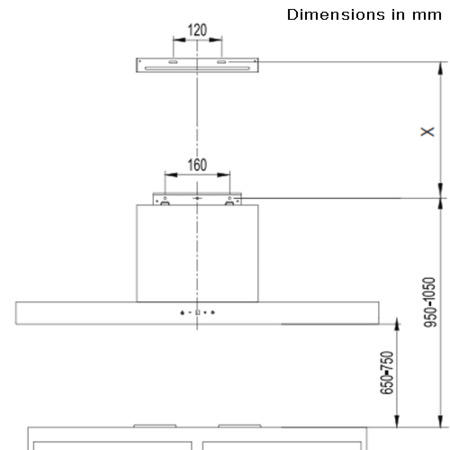 GRADE A1 - electriQ 60cm Slimline Touch Control Chimney Cooker Hood