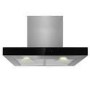 GRADE A1 - electriQ 60cm Slimline Touch Control Chimney Cooker Hood