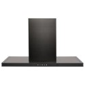 EIQSLIM90BSS electriQ 90cm Slimline Cooker Hood - Black Stainless Steel