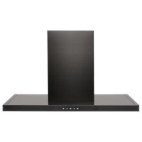 electriQ 90cm Slimline Cooker Hood - Black Stainless Steel electriQ 90cm Slimline Cooker Hood - Black Stainless Steel