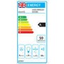 electriQ 90cm Slimline Cooker Hood with Touch Controls and High Extraction Rate - Black