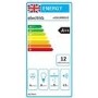 electriQ 90cm Slimline Hood with LED light strip in Black