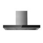 GRADE A1 - electriQ 90cm Slimline Box Touch Control Stainless Steel Chimney Cooker Hood  -  5 Year warranty