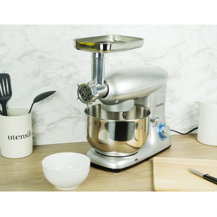 electriQ 5.5L Multifunctional Stand Mixer with Blender & Meat Grinder