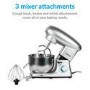 electriQ 5.5L Multifunctional Stand Mixer with Blender & Meat Grinder