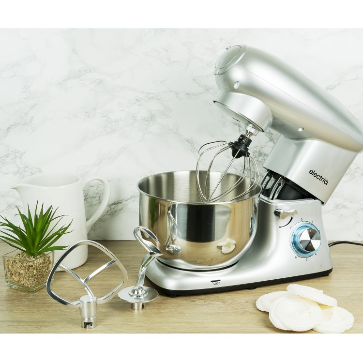 electriQ 5.5L Multifunctional Stand Mixer with Blender & Meat Grinder