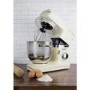 GRADE A1 - ElectriQ 5.2 litre Electric Food Stand Mixer 1500w Cream with Dishwasher Safe Attachments 