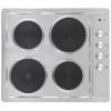 electriQ 60cm Sealed Plate Hob - Stainless Steel