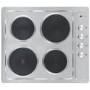 electriQ 60cm Sealed Plate Hob - Stainless Steel