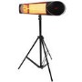 electriQ Wall Mounted Electric Patio Heater - 2.5kW with Remote Control