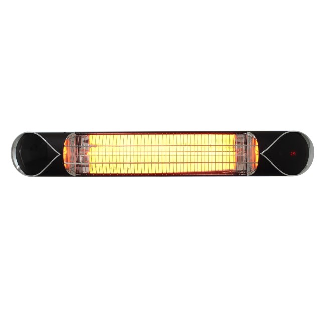 electriQ Wall Mounted Electric Patio Heater - 2.5kW with Remote Control  EIQSTAR | Appliances Direct