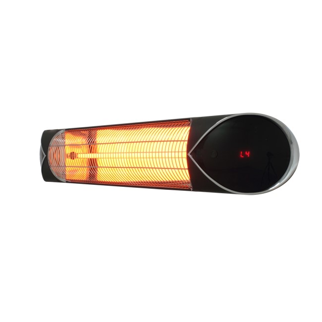 electriQ Wall Mounted Electric Patio Heater - 2.5kW with Remote Control  EIQSTAR | Appliances Direct