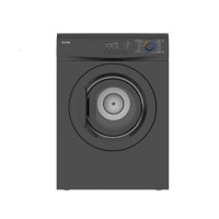 electriQ Freestanding 7kg Vented Tumble Dryer – Black
