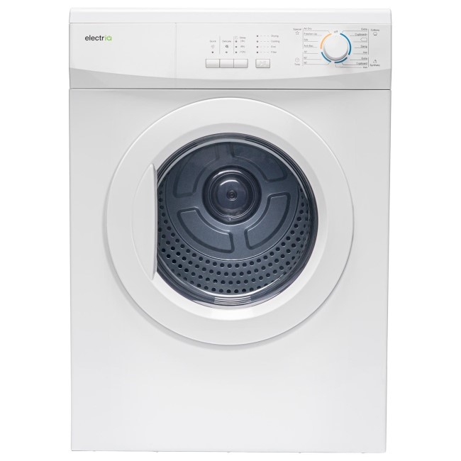 electriQ 7kg Vented Tumble Dryer White EIQTD7G Appliances Direct