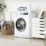 Refurbished electriQ EIQWM12KG Freestanding 12KG 1400 Spin Washing Machine White