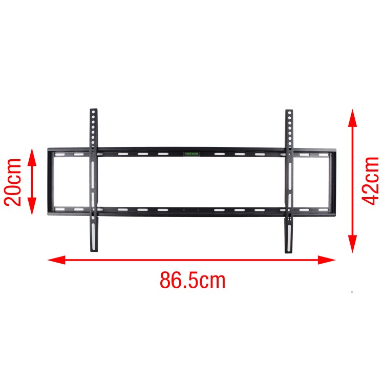 electriQ Flat to Wall Bracket - for TVs up to  37 - 100 inch