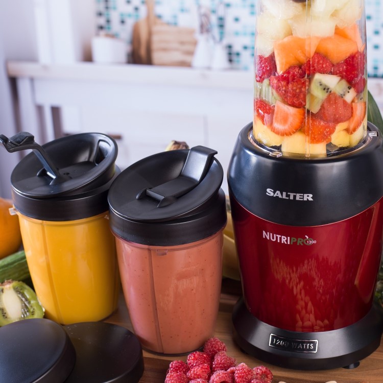 Salter Nutripro 1200 Personal Blender - Red