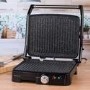 Salter EK2003MG Megastone XL Health Grill & Panini Maker - Stainless Steel