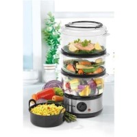 Salter EK2726Z 3 Tier Steamer - Stainless Steel