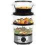 Salter EK2726Z 3 Tier Steamer - Stainless Steel
