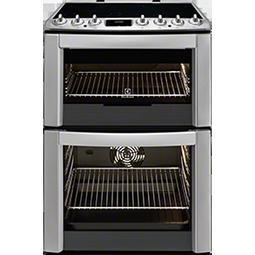 Electrolux EKC6562AOX 60cm Double Oven Electric Cooker With Ceramic Hob Stainless Steel